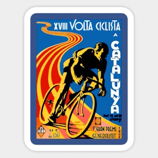 Volta Ciclista Cataluna Tour de France Print Sticker